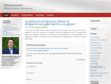 Tablet Screenshot of directorjuridico.com